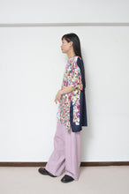 Load image into Gallery viewer, W SLEEVE TOPS_NAVY / A