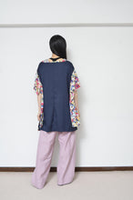 Load image into Gallery viewer, W SLEEVE TOPS_NAVY / A