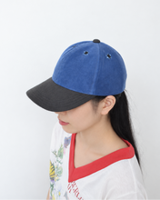 画像をギャラリービューアに読み込む, Flower eyelet cap / Blue