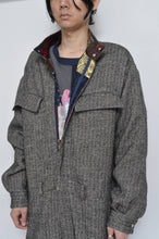 画像をギャラリービューアに読み込む, LINEN WOOL JUMP SUIT / BRWN_03