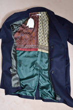 Load image into Gallery viewer, MELTON P-COAT_NAV/YELLOW_01size