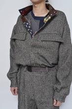 画像をギャラリービューアに読み込む, LINEN WOOL JUMP SUIT / BRWN_03