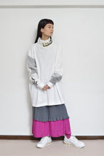 画像をギャラリービューアに読み込む, PATCH HI NECK T 02_OFF WHITE / SLACK