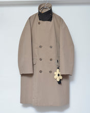 画像をギャラリービューアに読み込む, Flower charm pea coat / peach skin