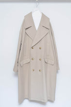 Load image into Gallery viewer, MELTON P-COAT_BEG/GREEN_02size