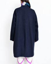 画像をギャラリービューアに読み込む, Flower charm pea coat / wool melton × sport