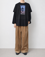 画像をギャラリービューアに読み込む, Fake layered T-shirt / BLACK_F