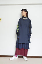 画像をギャラリービューアに読み込む, PATCH HI NECK T 02_NAVY / SLACK