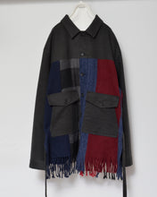 Load image into Gallery viewer, Muffler short blouson / Charcoal_B