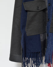 Load image into Gallery viewer, Muffler short blouson / Charcoal_B