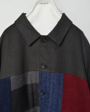 Load image into Gallery viewer, Muffler short blouson / Charcoal_B