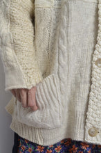 画像をギャラリービューアに読み込む, SWITCHING KNIT C/D(FISHERMAN'S SWEATER)_GREEN_01size