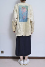 画像をギャラリービューアに読み込む, SWITCHING KNIT C/D(FISHERMAN'S SWEATER)_GREEN_01size