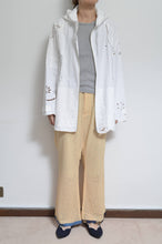 画像をギャラリービューアに読み込む, TABLE CLOTH ZIP-UP HOODIE/WHT/02 size_A