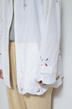 画像をギャラリービューアに読み込む, TABLE CLOTH ZIP-UP HOODIE/WHT/02 size_A