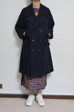 Load image into Gallery viewer, MELTON P-COAT_NAV/YELLOW_01size