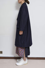Load image into Gallery viewer, MELTON P-COAT_NAV/YELLOW_01size