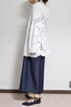 画像をギャラリービューアに読み込む, TABLE CLOTH ZIP-UP HOODIE/WHT/02 size_B