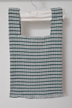 Load image into Gallery viewer, CHECK CONVINI-BAG_fab-graff/GREEN CHECK