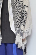 画像をギャラリービューアに読み込む, tsutae SHAWL HOODIE_SHUMAG / OFF WH×BLK