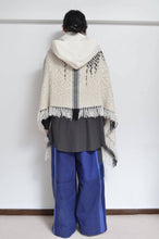 画像をギャラリービューアに読み込む, tsutae SHAWL HOODIE_SHUMAG / OFF WH×BLK