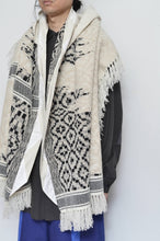 画像をギャラリービューアに読み込む, tsutae SHAWL HOODIE_SHUMAG / OFF WH×BLK