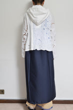 画像をギャラリービューアに読み込む, TABLE CLOTH ZIP-UP HOODIE/WHT/01 size