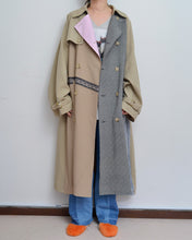 Load image into Gallery viewer, FLORAL TRENCH COAT/BEIGE/02 size A