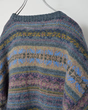 Load image into Gallery viewer, Sweat × knit switch pullover_E