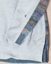 Load image into Gallery viewer, Sweat × knit switch pullover_E