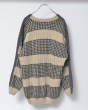 Load image into Gallery viewer, Sweat × knit switch pullover_G
