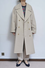 Load image into Gallery viewer, MELTON P-COAT_BEG/GREEN_02size
