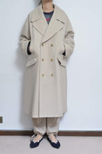 Load image into Gallery viewer, MELTON P-COAT_BEG/GREEN_02size
