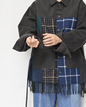 画像をギャラリービューアに読み込む, Muffler short blouson / Charcoal_A