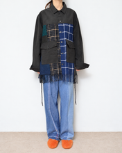 画像をギャラリービューアに読み込む, Muffler short blouson / Charcoal_A