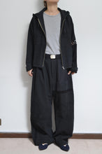 画像をギャラリービューアに読み込む, TABLE CLOTH ZIP-UP HOODIE/BLK/01 size