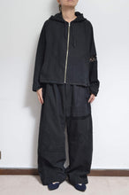 画像をギャラリービューアに読み込む, TABLE CLOTH ZIP-UP HOODIE/BLK/01 size