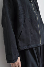 画像をギャラリービューアに読み込む, TABLE CLOTH ZIP-UP HOODIE/BLK/01 size