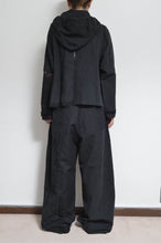 画像をギャラリービューアに読み込む, TABLE CLOTH ZIP-UP HOODIE/BLK/01 size