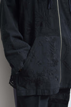 画像をギャラリービューアに読み込む, TABLE CLOTH ZIP-UP HOODIE/BLK/02 size