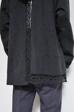 画像をギャラリービューアに読み込む, TABLE CLOTH ZIP-UP HOODIE/BLK/02 size