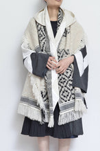 画像をギャラリービューアに読み込む, tsutae SHAWL HOODIE_SHUMAG / OFF WH×BLK