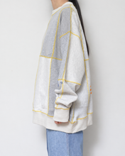 画像をギャラリービューアに読み込む, Panel sweat pullover contrast stitch / 02size_D
