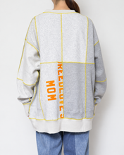 画像をギャラリービューアに読み込む, Panel sweat pullover contrast stitch / 02size_D