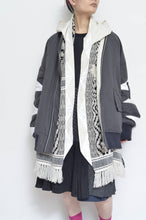 画像をギャラリービューアに読み込む, tsutae SHAWL HOODIE_SHUMAG / OFF WH×BLK