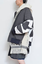 画像をギャラリービューアに読み込む, tsutae SHAWL HOODIE_SHUMAG / OFF WH×BLK