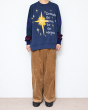 画像をギャラリービューアに読み込む, Sweat × knit switch pullover_B