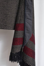 画像をギャラリービューアに読み込む, tsutae SHAWL HOODIE_LINE / RED×BLK