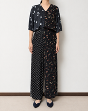 画像をギャラリービューアに読み込む, SHORT SLEEVE JUMP SUIT / FLORAL / 00 size_B