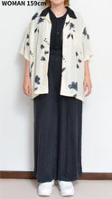 画像をギャラリービューアに読み込む, OPEN COLLAR SH_FLOWER/BLK PAISLEY